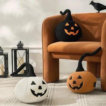 Phantoscope Pumpkin Pillow - Soft Halloween Decoration