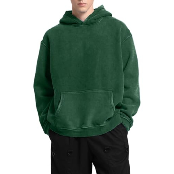 FAIABLE Plush Oversized Hoodie for Men - Cozy Comfort