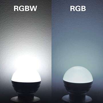 MELPO LED Color Changing Light Bulb with Remote Control, 5W 40W Equivalent, 500LM, 5700K,E26 Dimmable RGB Light Bulbs for Birthday Party/KTV Decoration/Household/Bar/Wedding (Pack of 8)