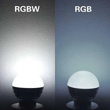 MELPO LED Color Changing Light Bulb with Remote Control, 5W 40W Equivalent, 500LM, 5700K,E26 Dimmable RGB Light Bulbs for Birthday Party/KTV Decoration/Household/Bar/Wedding (Pack of 8)