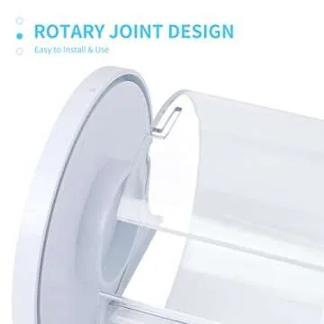 ANNWAH Dental Barrier Film Dispenser, Acrylic Protecting Tattoo Barrier Film Holder for Film Support & Dust-Proof, Dispensing Box Barrier Dispensers Plastic Stand Holder