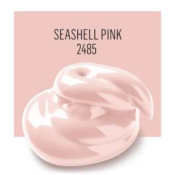 FolkArt 2485 Acrylic Paint, 2 Ounce, Seashell Pink, 2 Fl Oz (Pack of 1)