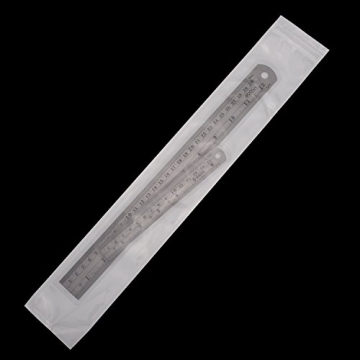 Durable Stainless Steel Ruler Set with Conversion Table