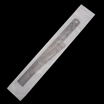Durable Stainless Steel Ruler Set with Conversion Table