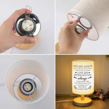 Calibron Fabric Lamp - Heartfelt Gift for Aunts