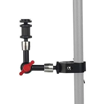 ADAI 7inch Magic Arm Adjustable Articulating Friction Arm Camera Arm & Large Super Clamp for DSLR Ca...