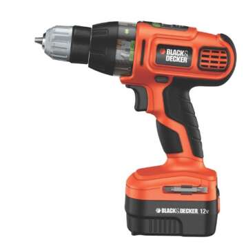 BLACK+DECKER SS12C 12-Volt Smart Select Cordless Drill/Driver for Effortless DIY Projects