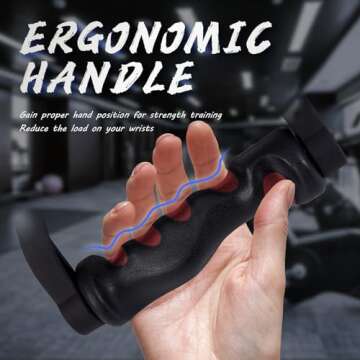 HXD-ERGO Double D Handle for Cable Machine - Ergonomic Row Handle Cable Attachment - Triangle V Bar ...