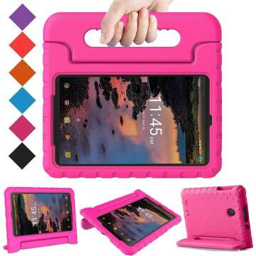Kid-Proof Alcatel Joy Tab & A30 Case - Rose