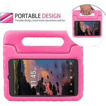 Kid-Proof Alcatel Joy Tab & A30 Case - Rose