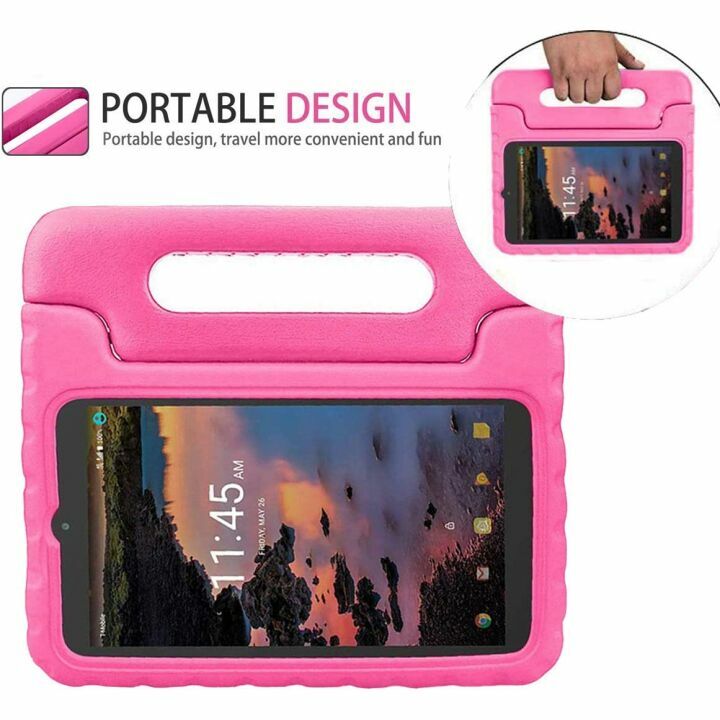Kid-Proof Alcatel Joy Tab & A30 Case - Rose