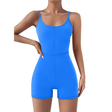 AUTOMET Jumpsuits for Women One Piece Rompers Sexy Shorts Bodysuits Workout Sets Fashion Clothes Sum...