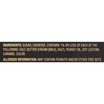 Sweet Brown Butter Cashews - Gluten Free Goodness