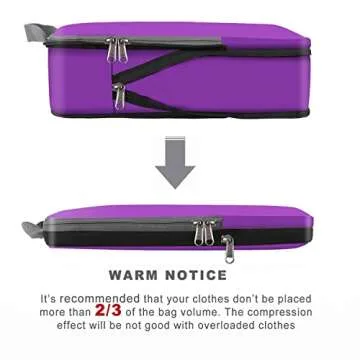 BAGAIL Compression Packing Cubes for Organized Travel