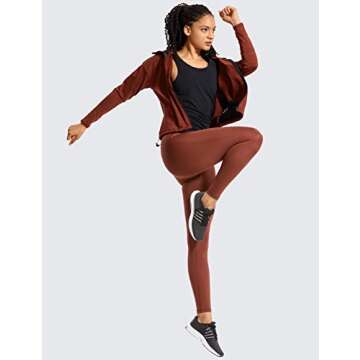 CRZ YOGA Women's Pima Cotton Workout Tanks Tie Back Sleeveless Shirts Yoga Athletic Open Back Sport ...