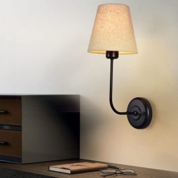 Buy PASSICA Vintage Industrial Wall Sconces Set of 2