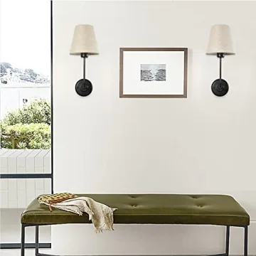 Buy PASSICA Vintage Industrial Wall Sconces Set of 2