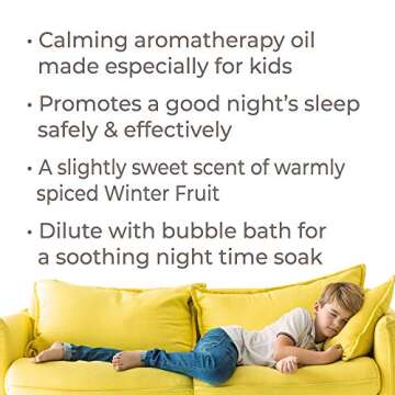 Plant Therapy KidSafe Sweet Dreams Essential Oil Blend Pre-Diluted Roll-On 10 mL (1/3 oz) 100% Pure,...
