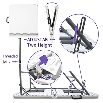 Gocamptoo 4ft Portable Folding Table for Every Event