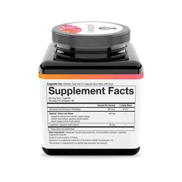 Youtheory Daily Fat Burner - Supports Body Composition & Metabolism - with Citrus Fruit Blend, Chrom...