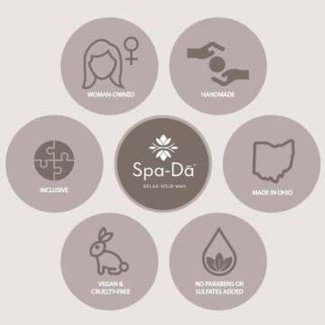 Spa-Da Kids Bath Bombs 8 Pack, Clean Gentle Safe Ingredients Free from Parabens & Harmful Chemicals, No Staining Skin or Tub, Make Bath Time Fun for Kids, Woman Owned Business Made for Moms