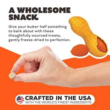 Primal Freeze Dried Dog Treats, You're My Butter Half; Chicken & Peanut Butter with Goat Milk, Grain Free Training Treats for Dogs with Probiotics, 2 oz