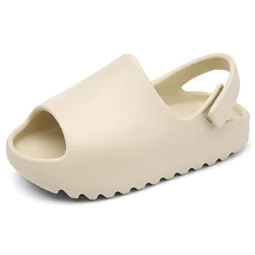 GRS GRANDROSÉ Toddler Little Kids Slides Sandals, Beach Pool Anti-slip Water Shoes,Kid Summer Slip ...