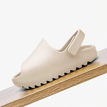 GRS GRANDROSÉ Toddler Little Kids Slides Sandals, Beach Pool Anti-slip Water Shoes,Kid Summer Slip On Slides Sandals,Indoor Outdoor Lightweight Slippers Sandals for Boys and Girls