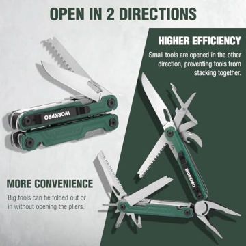 WORKPRO 18-in-1 Multi Tool for Outdoor Use