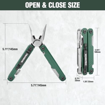 WORKPRO 18-in-1 Multi Tool for Outdoor Use
