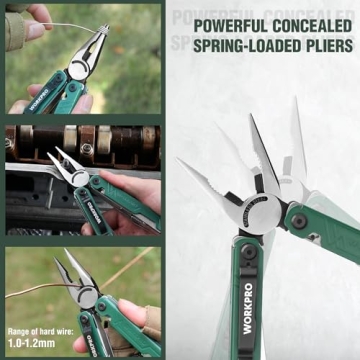WORKPRO 18-in-1 Multi Tool for Outdoor Use