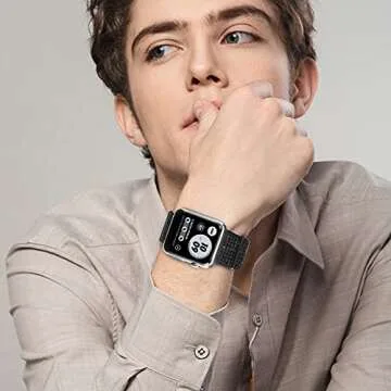 Geoumy Sport Nylon Bands for Apple Watch - 3 Pack