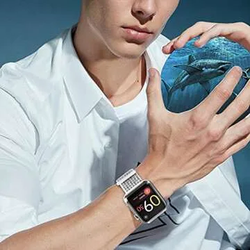 Geoumy Sport Nylon Bands for Apple Watch - 3 Pack