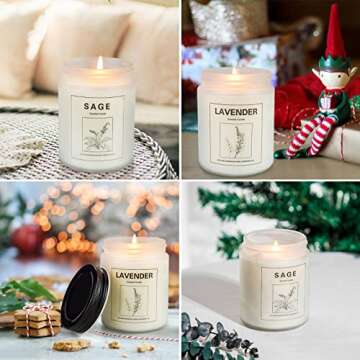 Scented Candles Gift Set for Aromatherapy Bliss