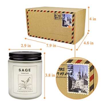 Scented Candles Gift Set for Aromatherapy Bliss