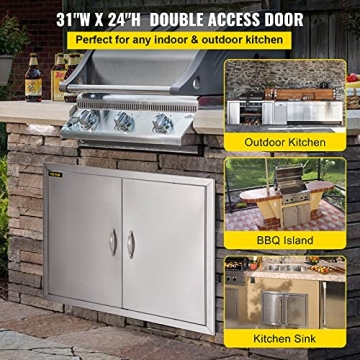 High-Quality VEVOR BBQ Access Door for Outdoor Kitchens