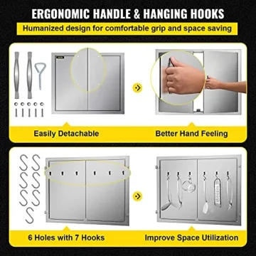 High-Quality VEVOR BBQ Access Door for Outdoor Kitchens