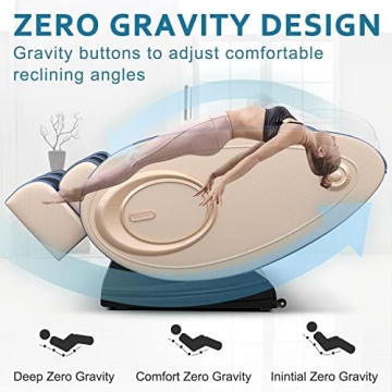 Massage Chair Bluetooth Zero Gravity Full Body Air Massage