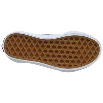 Vans Kids Old Skool Black/True White Skate Shoe, Black/White, 3 Little Kid