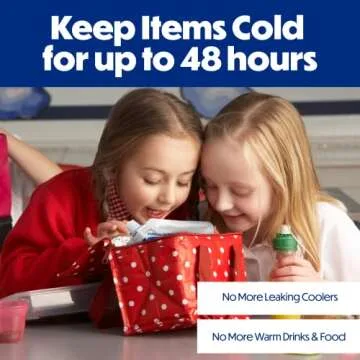 Cooler Shock Ice Packs for Cooler - Long Lasting Reusable Freezer Packs for Lunch Boxes and Backpack Cooler - Ice Packs for Camping Gear, Fishing, Road Trip & Beach Must Haves