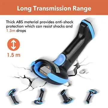 Trohestar Bluetooth Barcode Scanner: Versatile & Portable