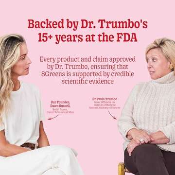 8Greens Supergreens Beauty Gummies with Collagen & Biotin | Super Greens Powder Superfood Gummy for Healthy Skin, Hair, Nails, Glow, and Firmness, Superfood Booster, Strawberry Flavored, 200 Count