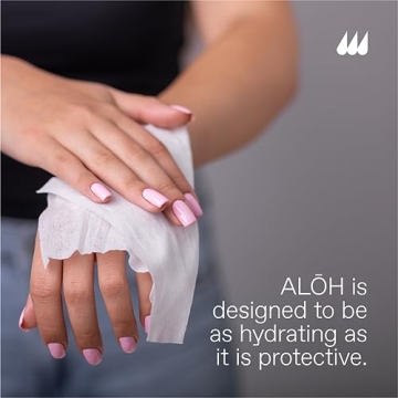 ALŌH Skin Softening Hand Wipes - Aloe and Peppermint Eucalyptus