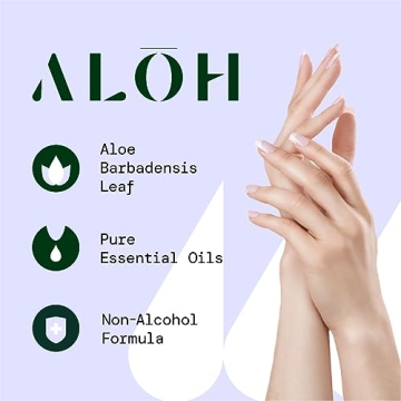 ALŌH Skin Softening Hand Wipes - Aloe and Peppermint Eucalyptus