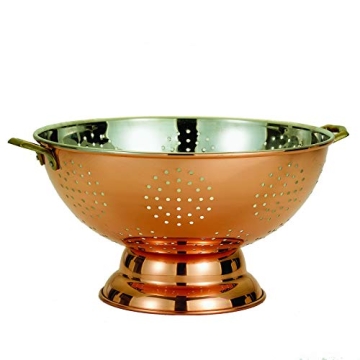 Old Dutch Copper Colander 9 In Stylish Kitchen Elegance