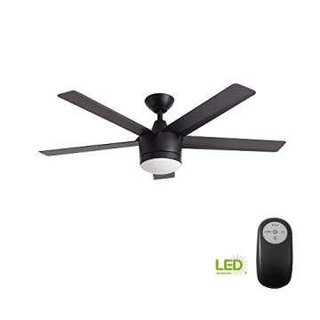 Home Decorators Collection Merwry LED 52" Indoor Ceiling Fan (Black)