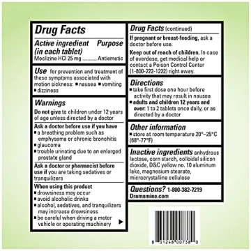 Dramamine Nausea Long Lasting Relief Pack of 2