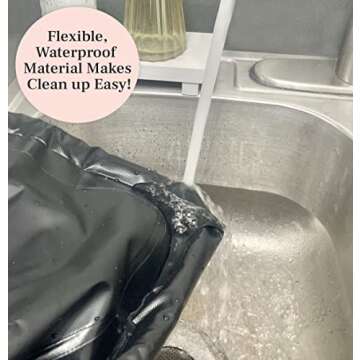 Washable Puppy Dog Pee Pads Mat, Reusable Pee Pad Mat (26.75 in x 51.5 in), Leakproof Potty Training Pad Mat, Real Grass Potty Training Flex Mat, Training Pee Pad Holder for Dogs - Tray Alternative