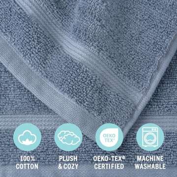 Shop Martha Stewart 6-Piece Cotton Bath Towel Set Now!