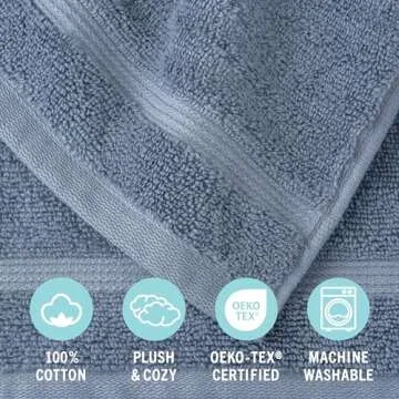 Shop Martha Stewart 6-Piece Cotton Bath Towel Set Now!